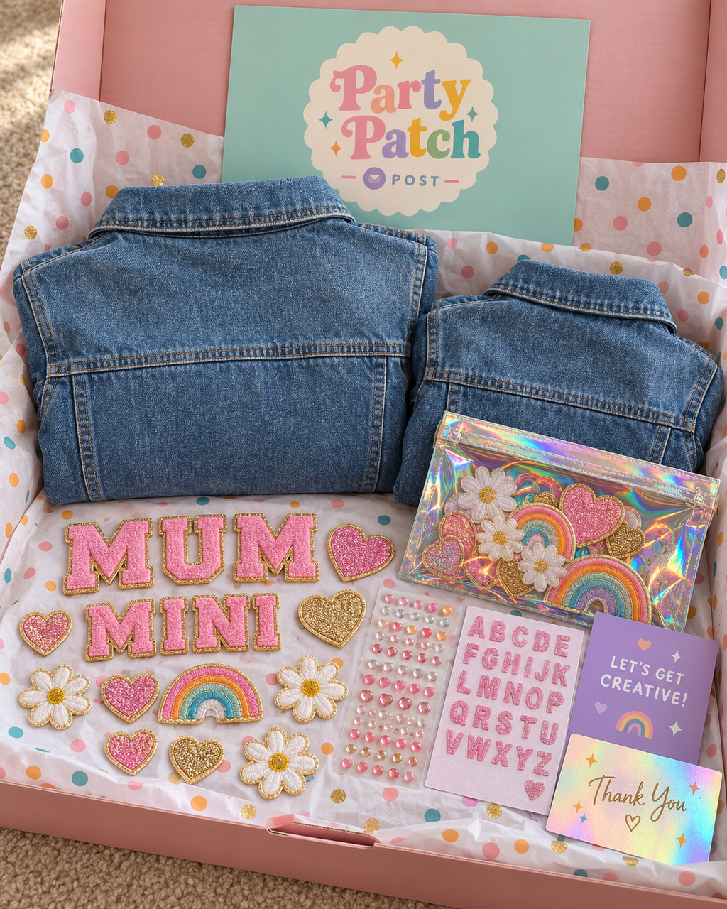 Make your Mummy & Me At Home Denim Jacket Kit