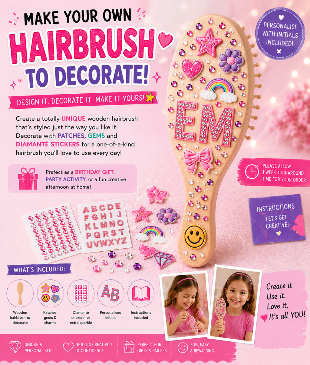 Make Your Own Mini Hairbrush