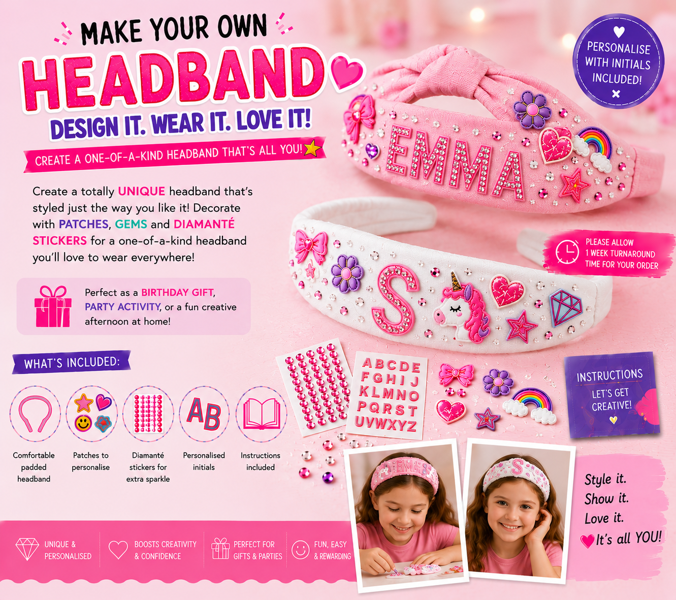 Make Your Own Kids Headband